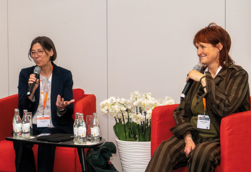 Dr. Kirsten Karberg li., Angela Reckling re.